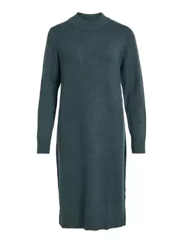 Платье миди VILA Dress VIRil, изумрудный