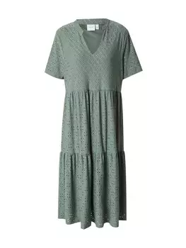 Платье миди VILA Dress VIRuda, зеленый