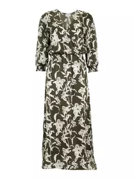 Платье миди Vila Tall Dress SIRI, зеленый