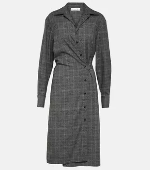 Платье миди в клетку white label Proenza Schouler, мультиколор