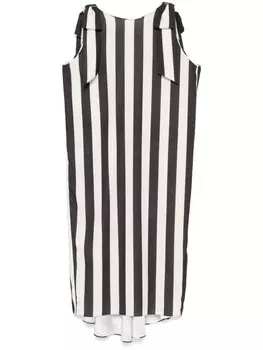 Платье миди в полоску для салона Parlor, нейтральный