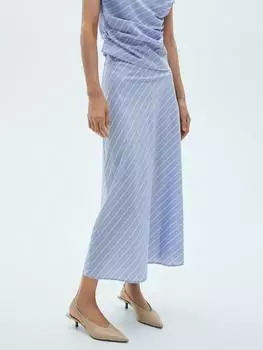 Платье миди в полоску rayi Mango, синий