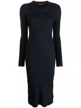 Платье миди в рубчик Scotch & Soda, синий