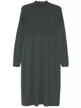 Платье миди в рубчик Transit, зеленый