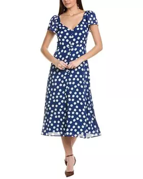 Платье миди WAYF, синий