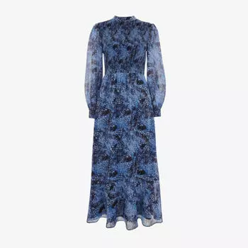 Платье миди Whistles из переработанного полиэстера Whistles, мультиколор