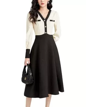 Платье миди WLZD, черный