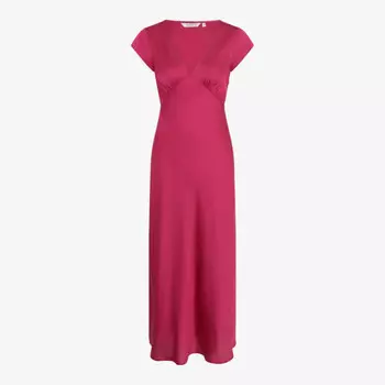 Платье миди Woolf из переработанного полиэстера Omnes, пурпурный