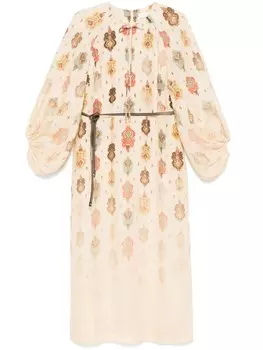 Платье миди Wylie ZIMMERMANN, нейтральный цвет