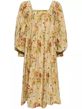Платье миди x Laura Ashley Beaumaris Batsheva, мультиколор
