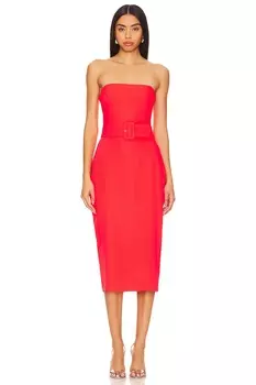 Платье миди x revolve fae Amanda Uprichard, цвет crimson
