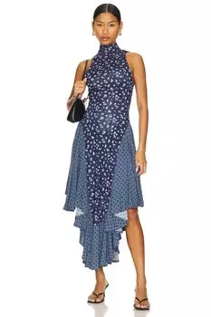 Платье миди X revolve ramada от Free People, sapphire combo