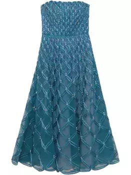 Платье миди Xolani Simkhai, синий