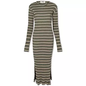 Платье миди YMC Raindrops, мультиколор