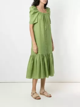 Платье миди Zelana Clube Bossa, зеленый