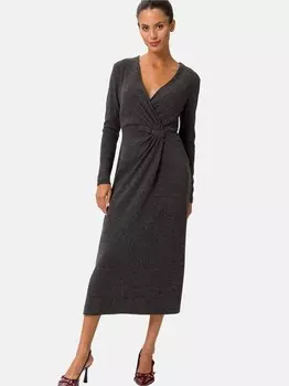 Платье миди Zero, черный