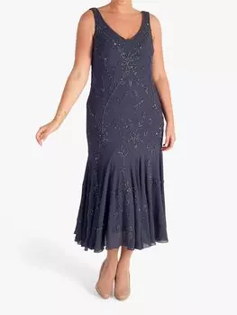 Платье миди Жоржетта с цветочным принтом chesca, Violetta