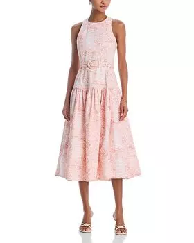 Платье миди Zoey Scenic Cinq Sept, мультиколор