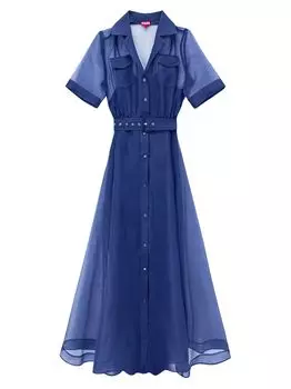 Платье Милли STAUD, нави