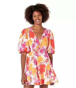 Платье MILLY, Elle Paper Peony Pleated Dress