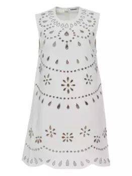 Платье мини Adilyn с вырезами Alexis, белый