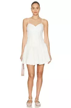 Платье мини Aje Anastasia Panelled, слоновая кость