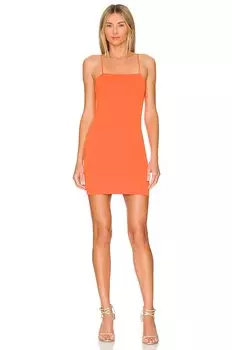 Платье мини Alice + Olivia Nelle Spaghetti Strap, цвет Sienna