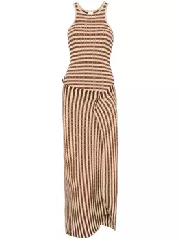 Платье мини Aliki Nanushka, нейтральный