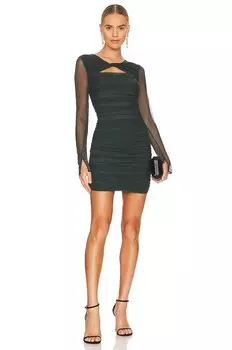 Платье мини Amanda Uprichard Shadia, цвет Moss