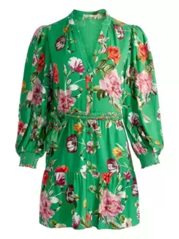 Платье мини Antonette Alice + Olivia, зеленый