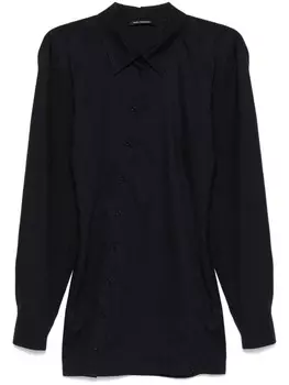 Платье мини асимметричного кроя Jade Cropper, синий