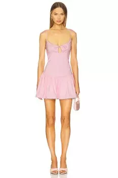Платье мини Atiana More To Come, pink stripe