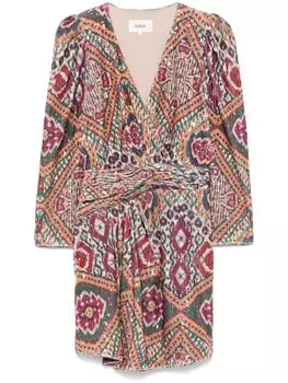 Платье мини Ba&Sh Tola, нейтральный