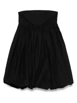 Платье мини без бретелей Alberta Ferretti, черный