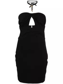 Платье мини без бретелей Dsquared2, черный