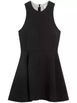 Платье мини без рукавов AMI Paris, черный