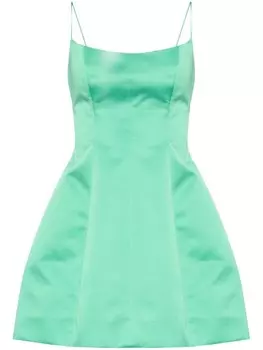 Платье мини Blumarine А-силуэта, зеленый