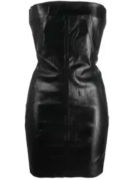 Платье мини Bustier Rick Owens, черный