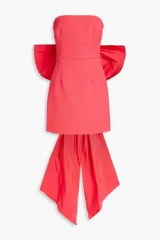 Платье мини Caitlin без бретелек и бантом REBECCA VALLANCE, коралловый