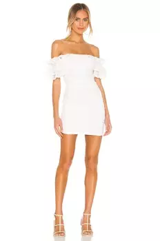 Платье мини Camila Coelho Eva, белый