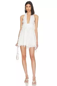 Платье мини Camila Coelho Isolde, белый