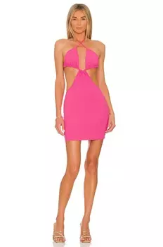 Платье мини Camila Coelho Shayley, цвет Hot Pink