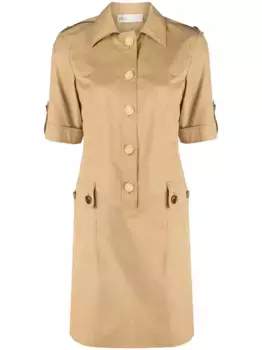 Платье мини Camp Tory Burch, нейтральный