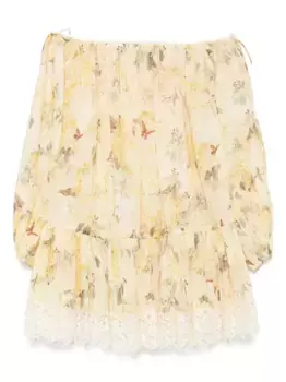 Платье мини Cascadian ZIMMERMANN, желтый