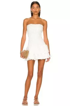 Платье мини Charo Ruiz Ibiza Megan, белый