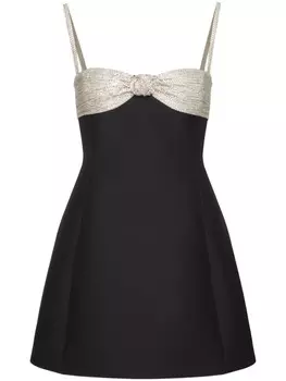 Платье мини Crepe Couture Valentino Garavani, черный