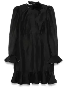 Платье мини Crush Flower ZIMMERMANN, черный