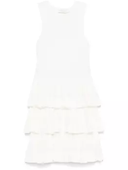 Платье мини Crush ZIMMERMANN, белый