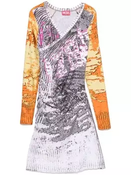 Платье мини Diesel D-Zenyd, серый