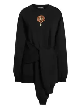 Платье мини DOLCE & GABBANA, черный